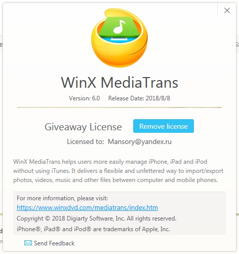 WinX MediaTrans 6.0
