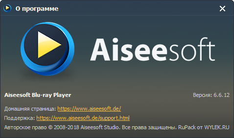 Aiseesoft Blu-ray Player 6.6.12 + Rus + Portable