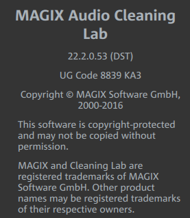 MAGIX Audio Cleaning Lab 2017 22.2.0.53