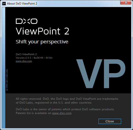 DxO ViewPoint 2.5.5 Build 49