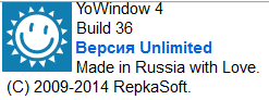 YoWindow Unlimited Edition 4 Build 36 RC
