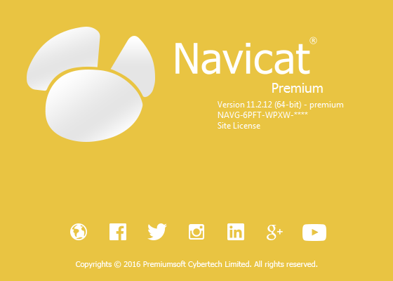 Navicat Premium Enterprise 11.2.12