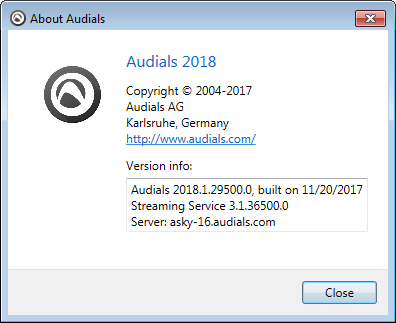 Audials One 2018.1.29500.0