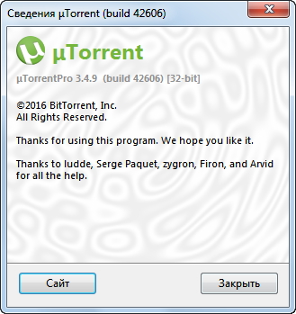 μTorrent Pro 3.4.9 build 42606 Stable + Portable
