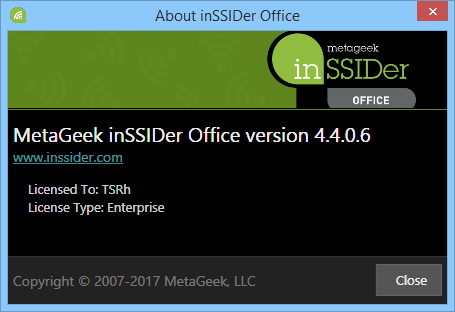 inSSIDer Office Enterprise 4.4.0.6