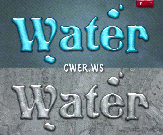 Water style for Photoshop