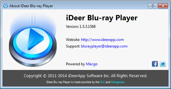 Portable iDeer Blu-ray Player 1.5.3.1568