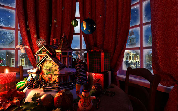 Christmas Evening 3D Screensaver