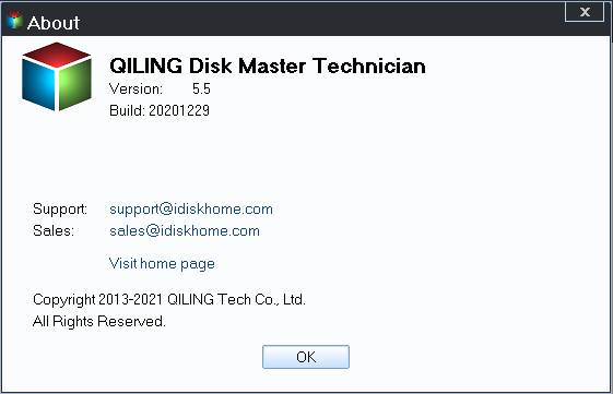 QILING Disk Master Professional / Server / Technician 5.5 Build 20201229