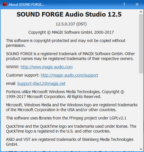 MAGIX Sound Forge Audio Studio