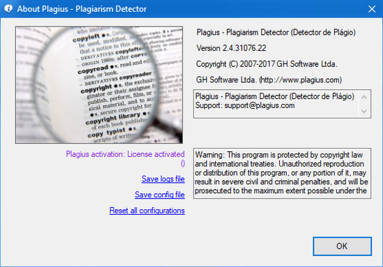 Plagius Professional 2.4.31076.22