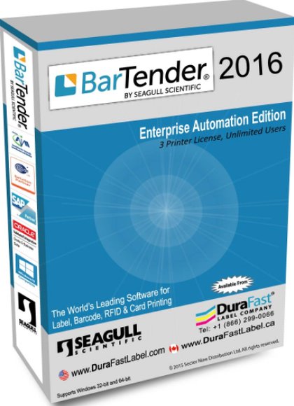 BarTender Enterprise Automation 2016 11.0.6.3141