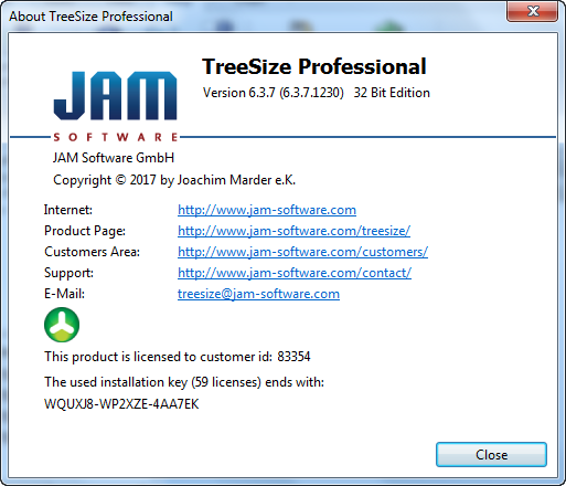 TreeSize Professional 6.3.7.1230