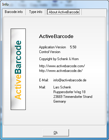 ActiveBarcode 5.58
