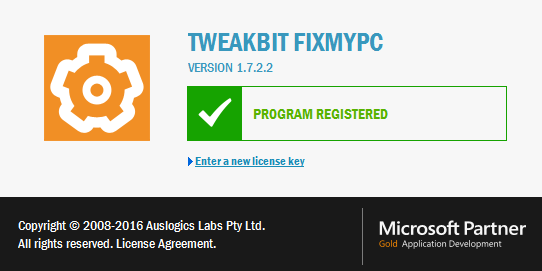 TweakBit FixMyPC 1.7.2.2