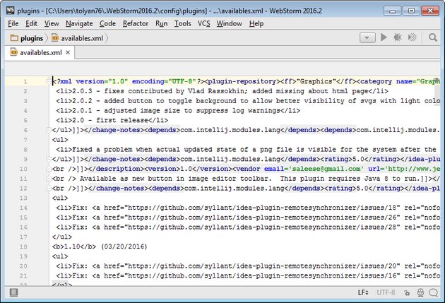 JetBrains WebStorm 2016.2