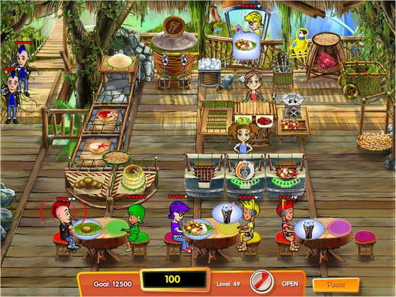 скриншот игры Cooking Dash 3: Thrills and Spills Collector's Edition