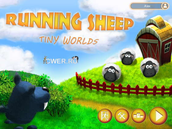 скриншот игры Running Sheep: Tiny Worlds