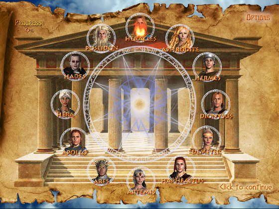 картинка к игре Throne of Olympus