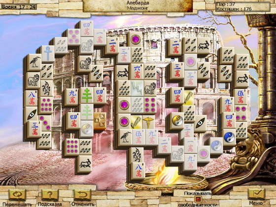 скриншот игры Величайшие сооружения. Маджонг