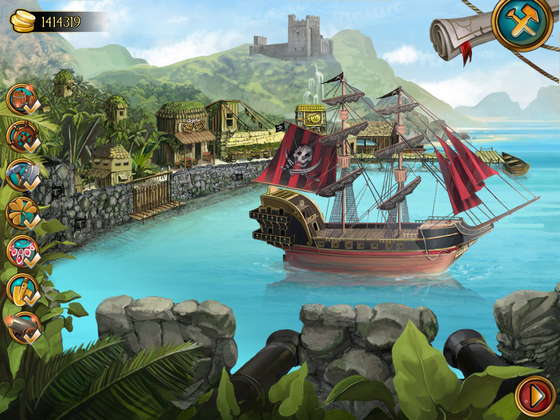 скриншот игры Seven Seas Solitaire