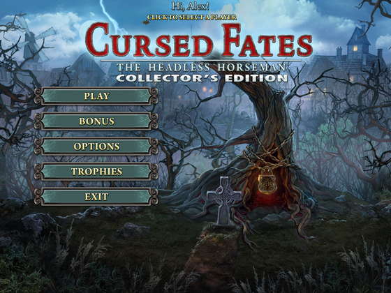 скриншот игры Cursed Fates: The Headless Horseman Collector's Edition