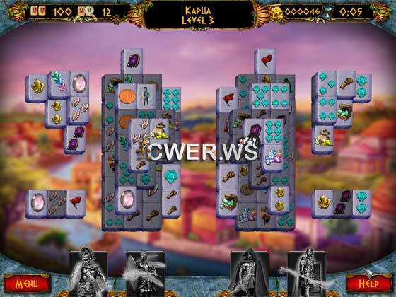 скриншот игры 7 Hills of Rome: Mahjong