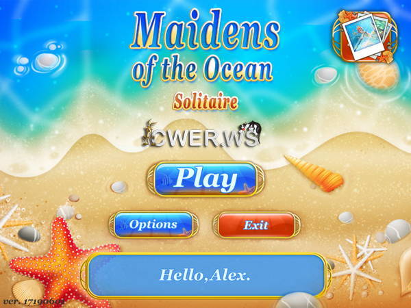 скриншот игры Maidens of the Ocean Solitaire