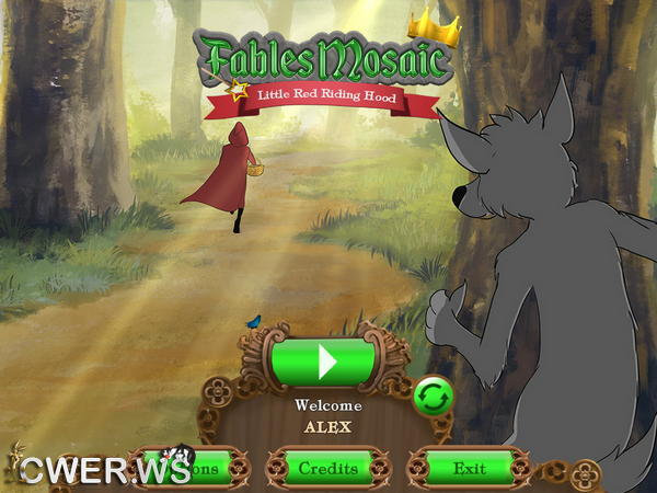 скриншот игры Fables Mosaic: Little Red Riding Hood