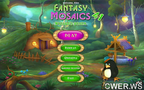 скриншот игры Fantasy Mosaics 41: Wizard's Realm