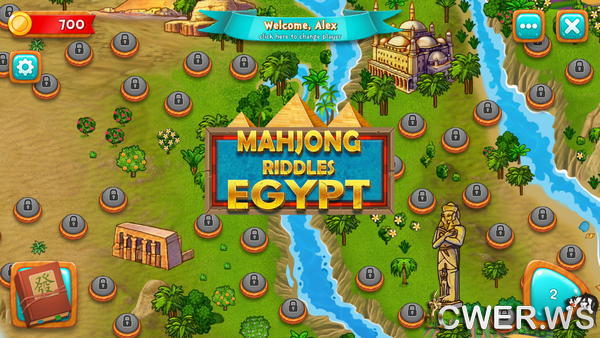 скриншот игры Mahjong Riddles: Egypt