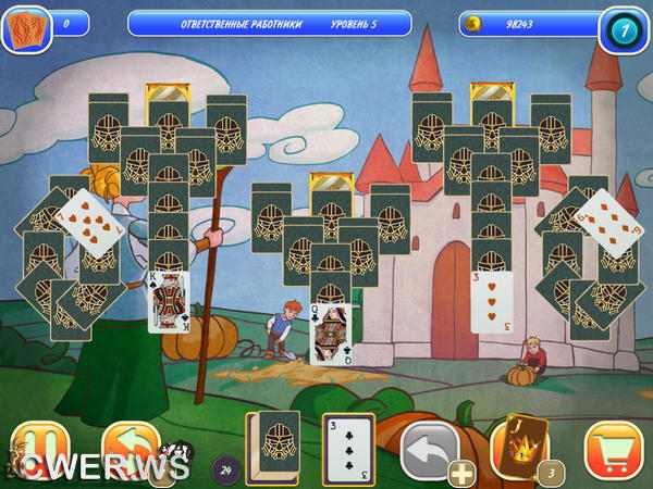 скриншот игры Гномы. Пасьянс