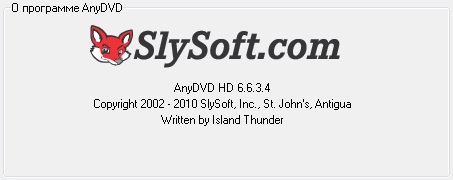 SlySoft AnyDVD 