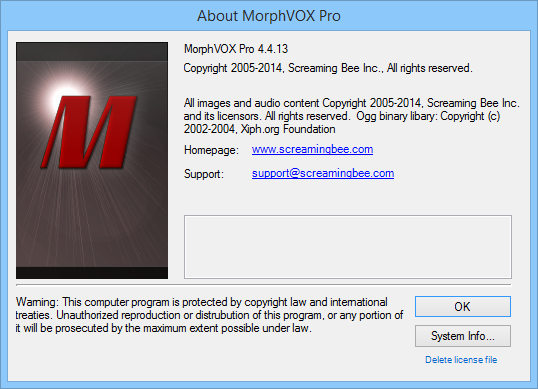 Screaming Bee MorphVOX Pro 