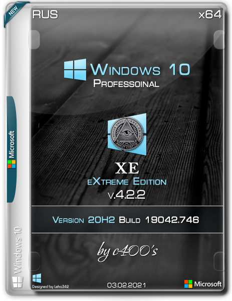 c400's Windows 10 Professional x64 eXtreme Edition