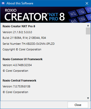 Roxio Creator NXT Pro 8