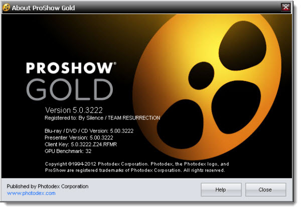 Photodex ProShow Gold 5.0.3222