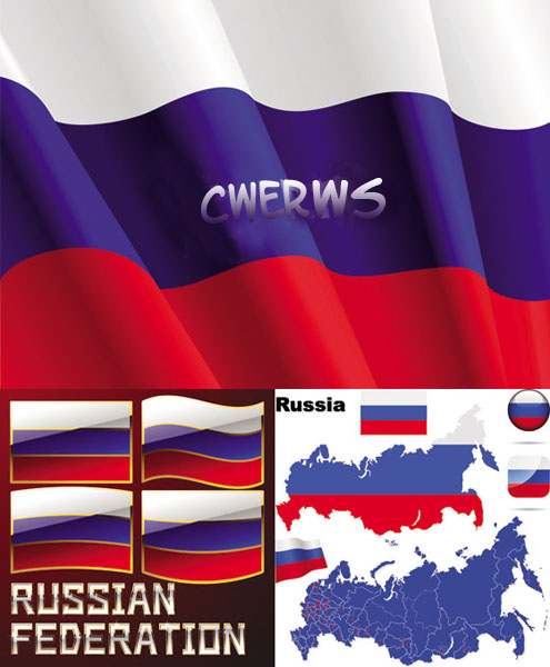 Флаги, карта и символика Российской Федерации