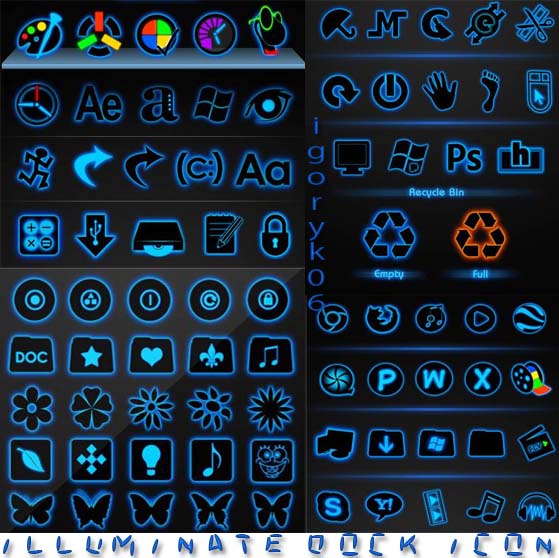 Illuminate Dock Icon Pack