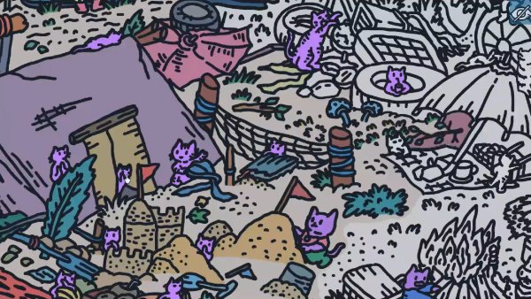 Hidden Cats In White Sand Village