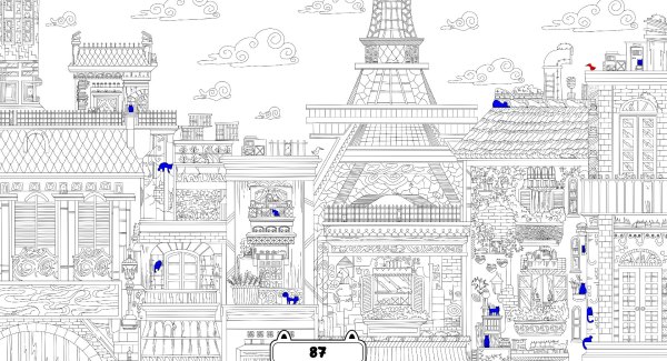 Cats Hidden in Paris