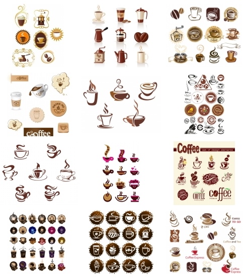 Эмблемы и логотипы кофе2