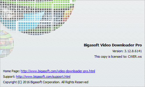 Bigasoft Video Downloader Pro 3.12.8.6141
