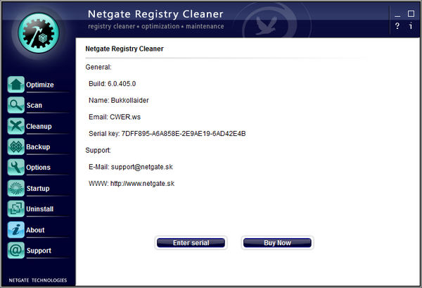 NETGATE Registry Cleaner 6.0.405.0