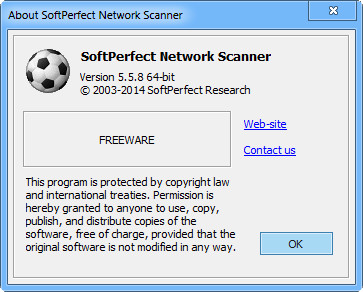 SoftPerfect Network Scanner 5.5.8