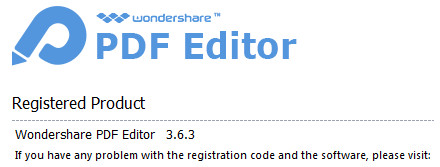Wondershare PDF Editor 3.6.3.6