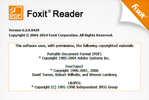 Foxit Reader 6.2.0.0429