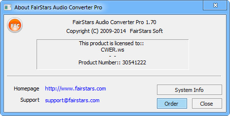 FairStars Audio Converter Pro 1.70