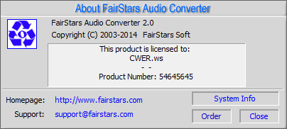 FairStars Audio Converter 2.00