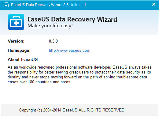 EaseUS Data Recovery Wizard Unlimited 8.5.0